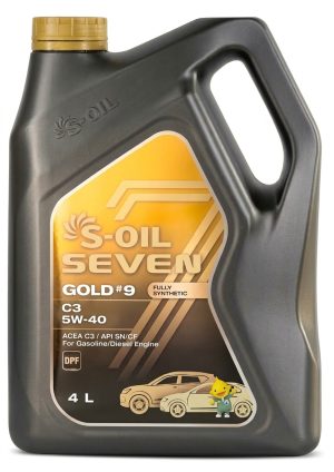 ACEITE S-OIL 5W40 GOLD ACEA C3-16 API 4L